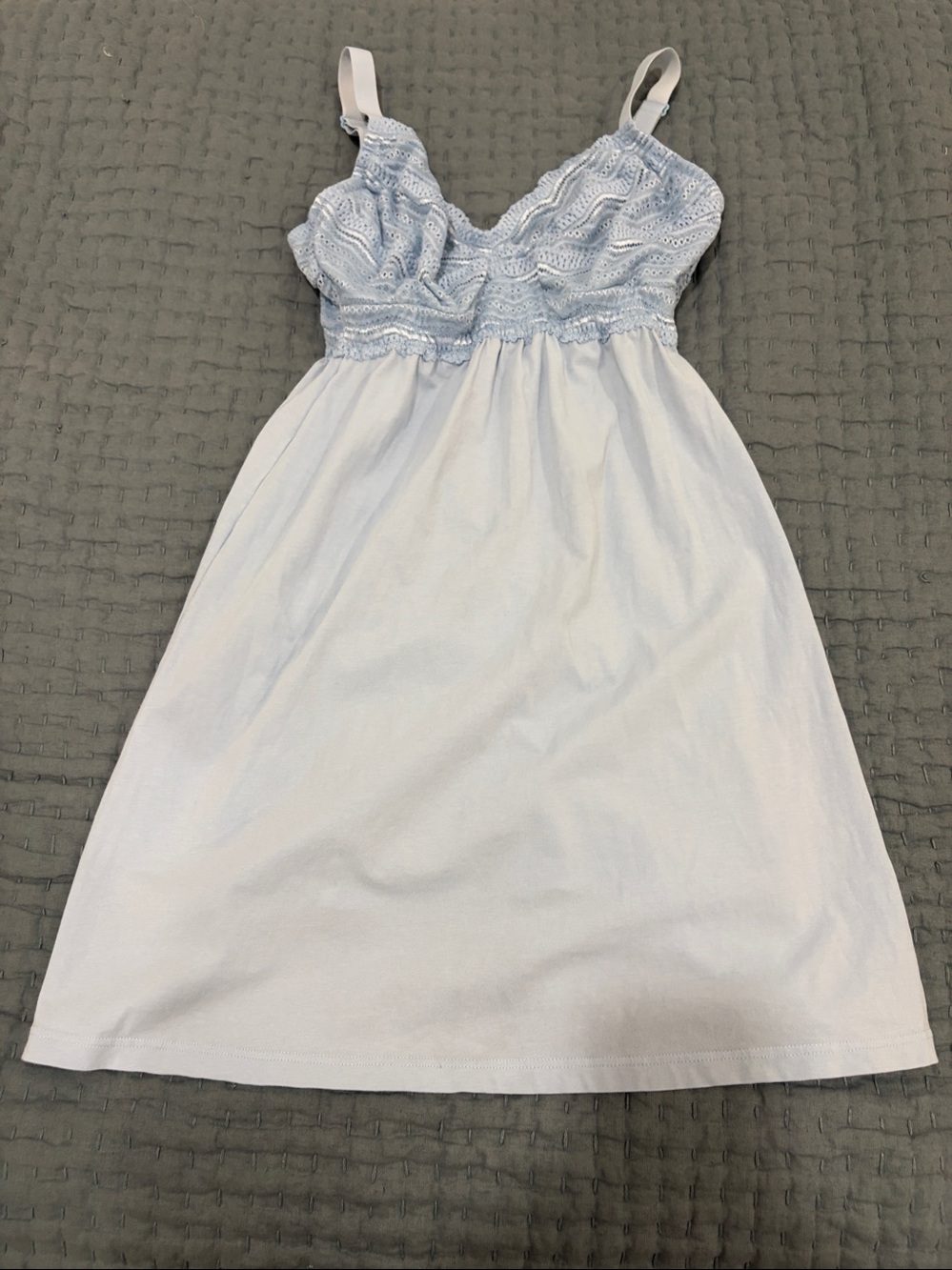 Cosabella Light Blue Lace-Detail Nightie
